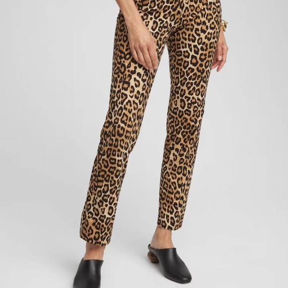 Chico’s “Juliet” Cheetah Print Ponte Knit Ankle Pants - Size 3 (16) - Picture 13 of 13